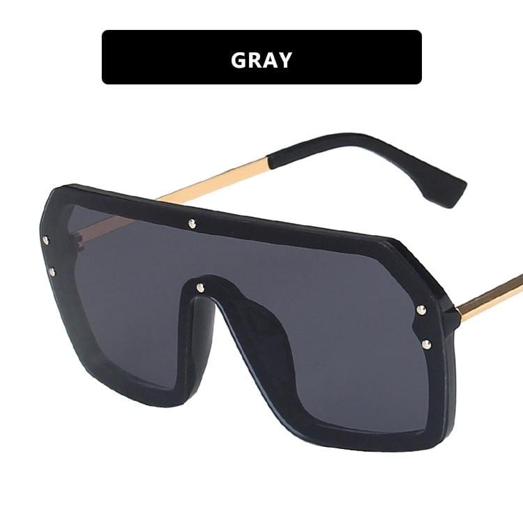 Futuristic Leopard FF Sunglasses Women Oversized Glasses - Image 22