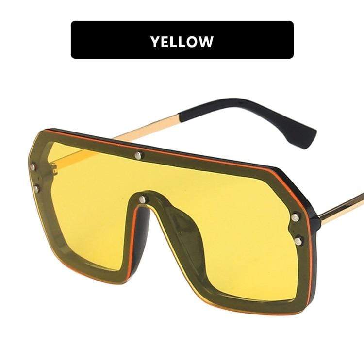 Futuristic Leopard FF Sunglasses Women Oversized Glasses - Image 8