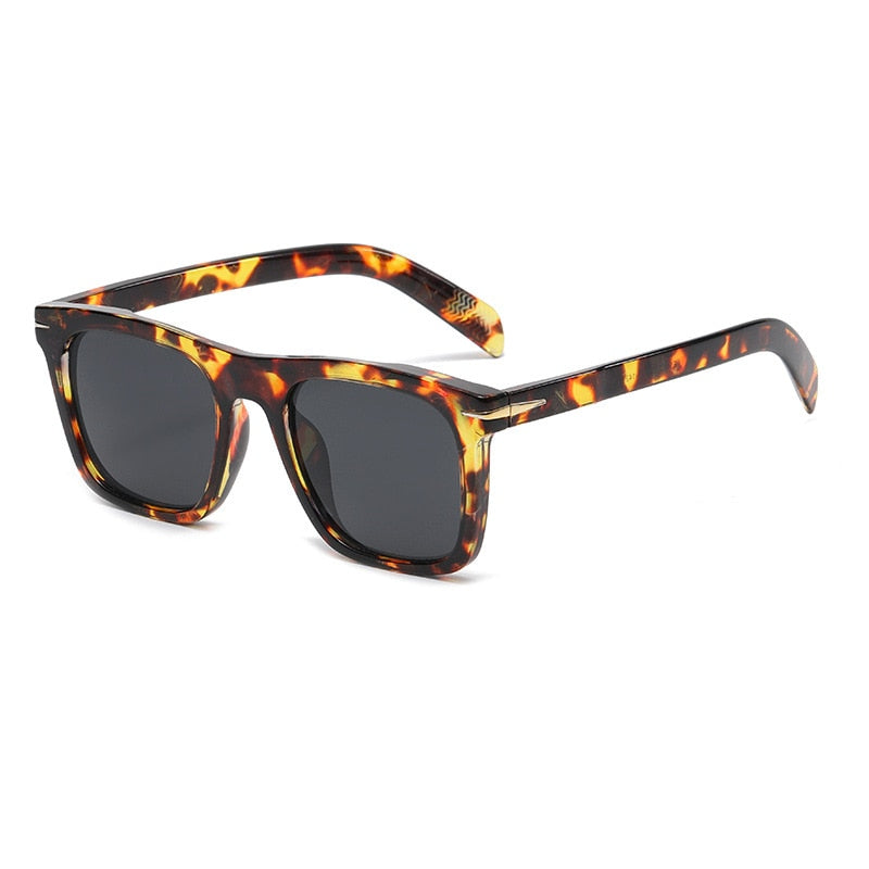 Classic Men's Square Sunglasses Fashion Brand Designer Rivet Retro Women Sun Glasses UV400 - Image 10