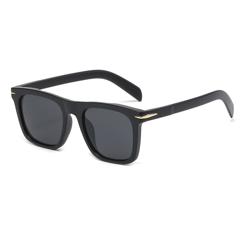 Classic Men's Square Sunglasses Fashion Brand Designer Rivet Retro Women Sun Glasses UV400 - Image 14