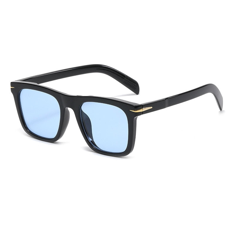 Classic Men's Square Sunglasses Fashion Brand Designer Rivet Retro Women Sun Glasses UV400 - Image 8