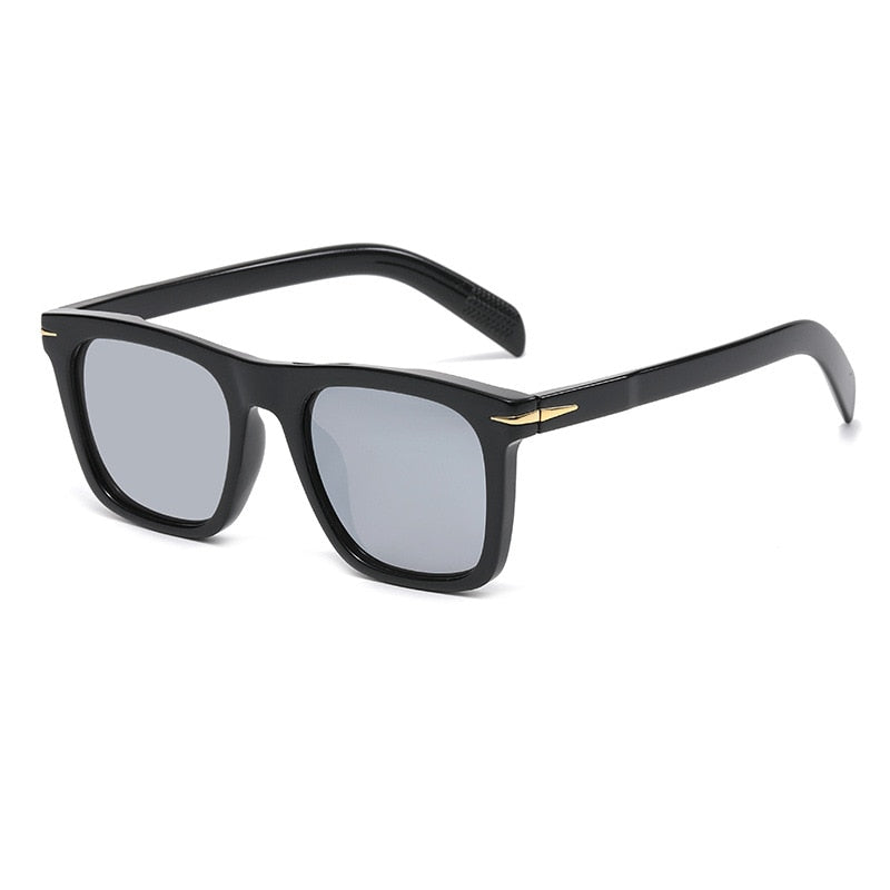 Classic Men's Square Sunglasses Fashion Brand Designer Rivet Retro Women Sun Glasses UV400 - Image 7