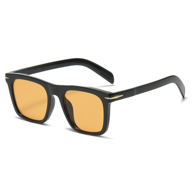 Classic Men's Square Sunglasses Fashion Brand Designer Rivet Retro Women Sun Glasses UV400 - Image 15