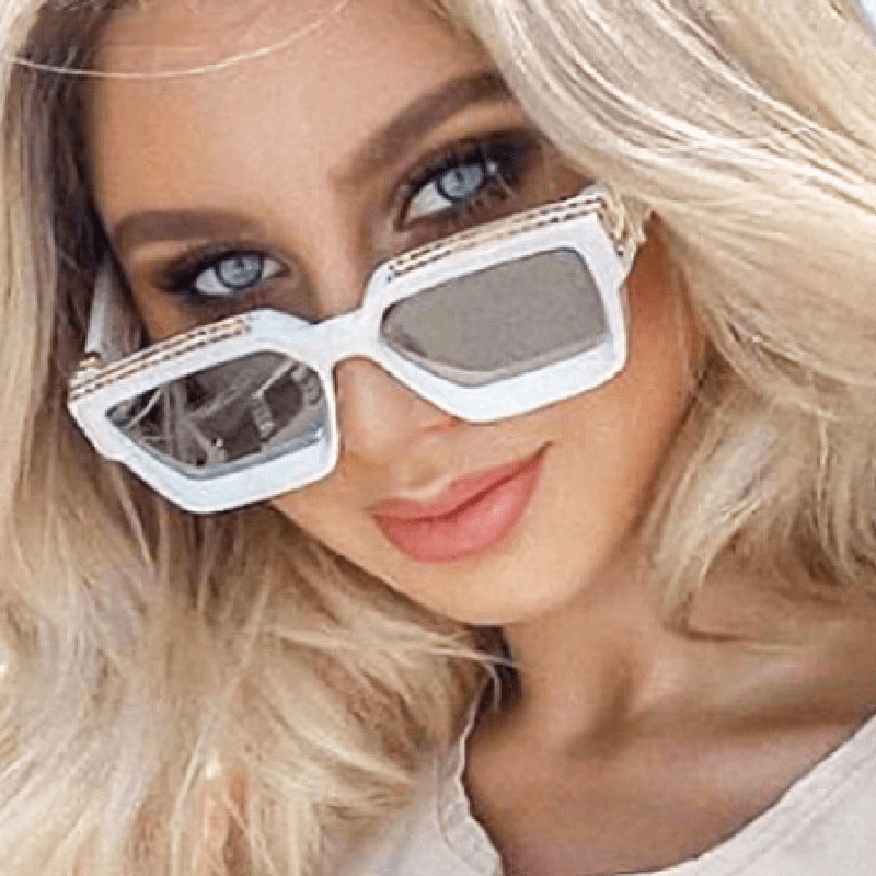 Square COOL Sunglasses Men Women Large Frame Glasses UV400 - Image 14