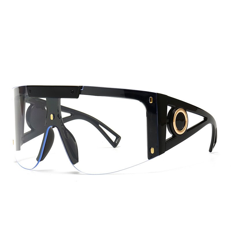 46626 Oversized Luxury Goggle Sunglasses Men Women Fashion Shades UV400 Vintage Glasses - Image 14