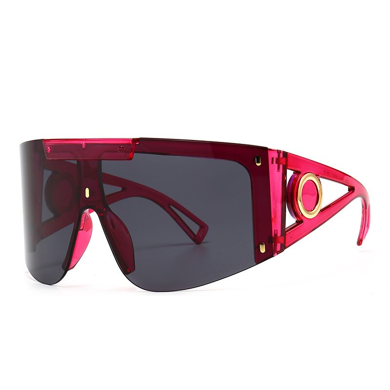 46626 Oversized Luxury Goggle Sunglasses Men Women Fashion Shades UV400 Vintage Glasses - Image 8