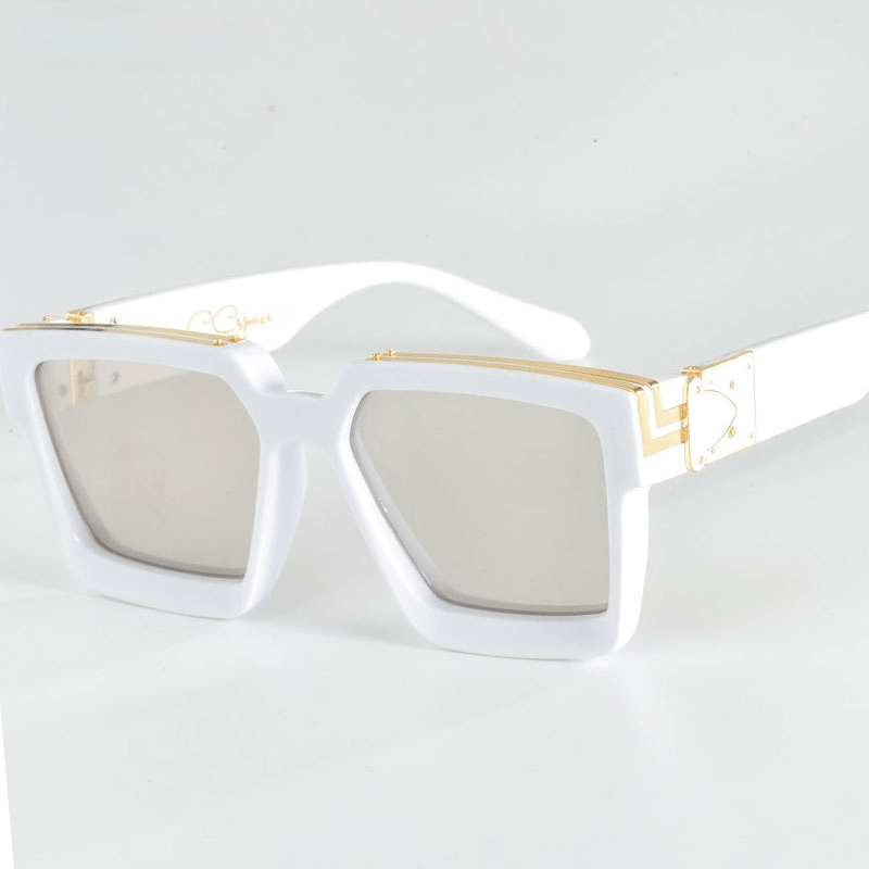 Square COOL Sunglasses Men Women Large Frame Glasses UV400 - Image 4