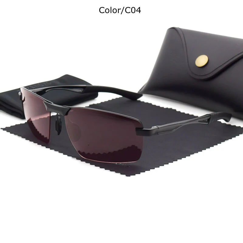 Men Polarized Sunglasses Aluminum Magnesium   Driving Glasses For Women Oculos masculino Male - Image 9