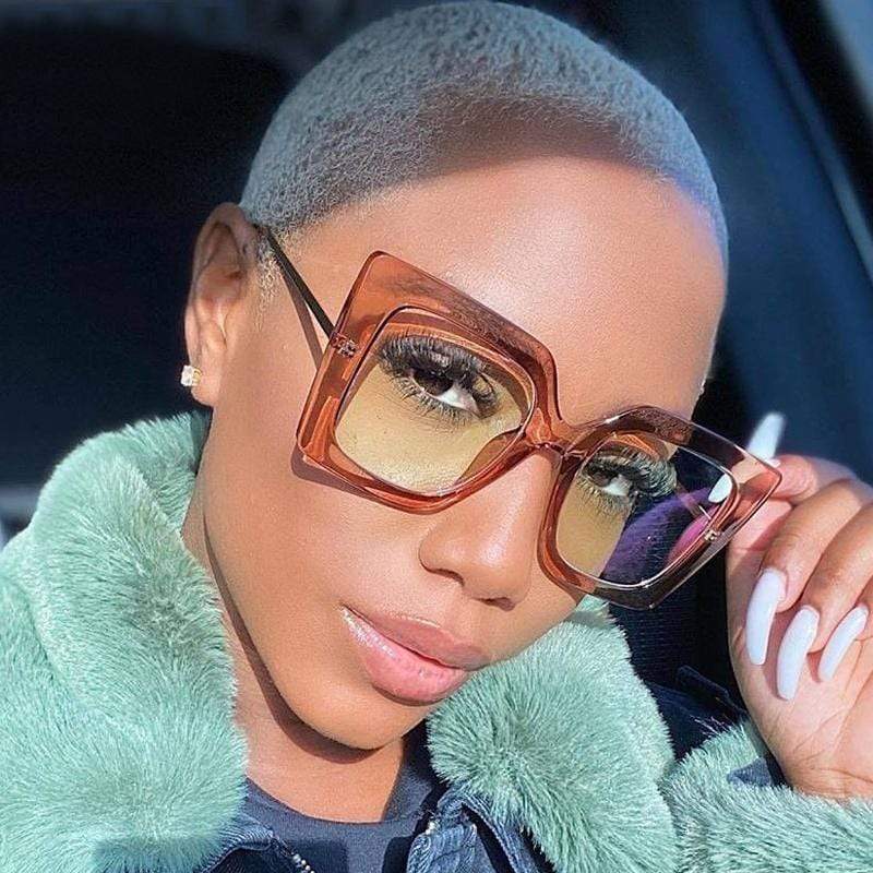 Vintage Glasses Women Men Square Clear Glasses Optical Anti Blue Light - Image 5