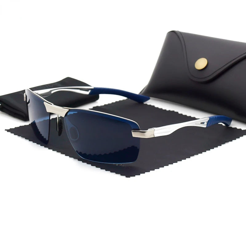 Men Polarized Sunglasses Aluminum Magnesium   Driving Glasses For Women Oculos masculino Male - Image 4