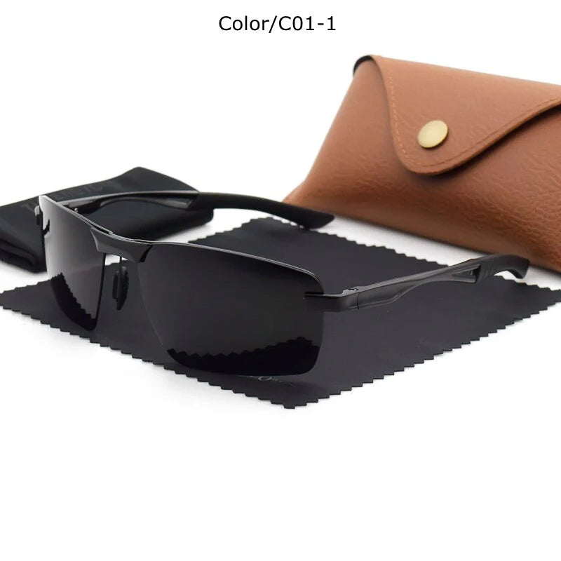 Men Polarized Sunglasses Aluminum Magnesium   Driving Glasses For Women Oculos masculino Male - Image 11