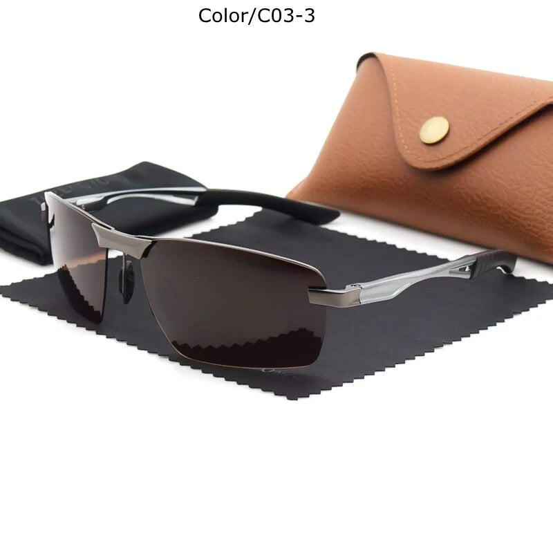 Men Polarized Sunglasses Aluminum Magnesium   Driving Glasses For Women Oculos masculino Male - Image 13