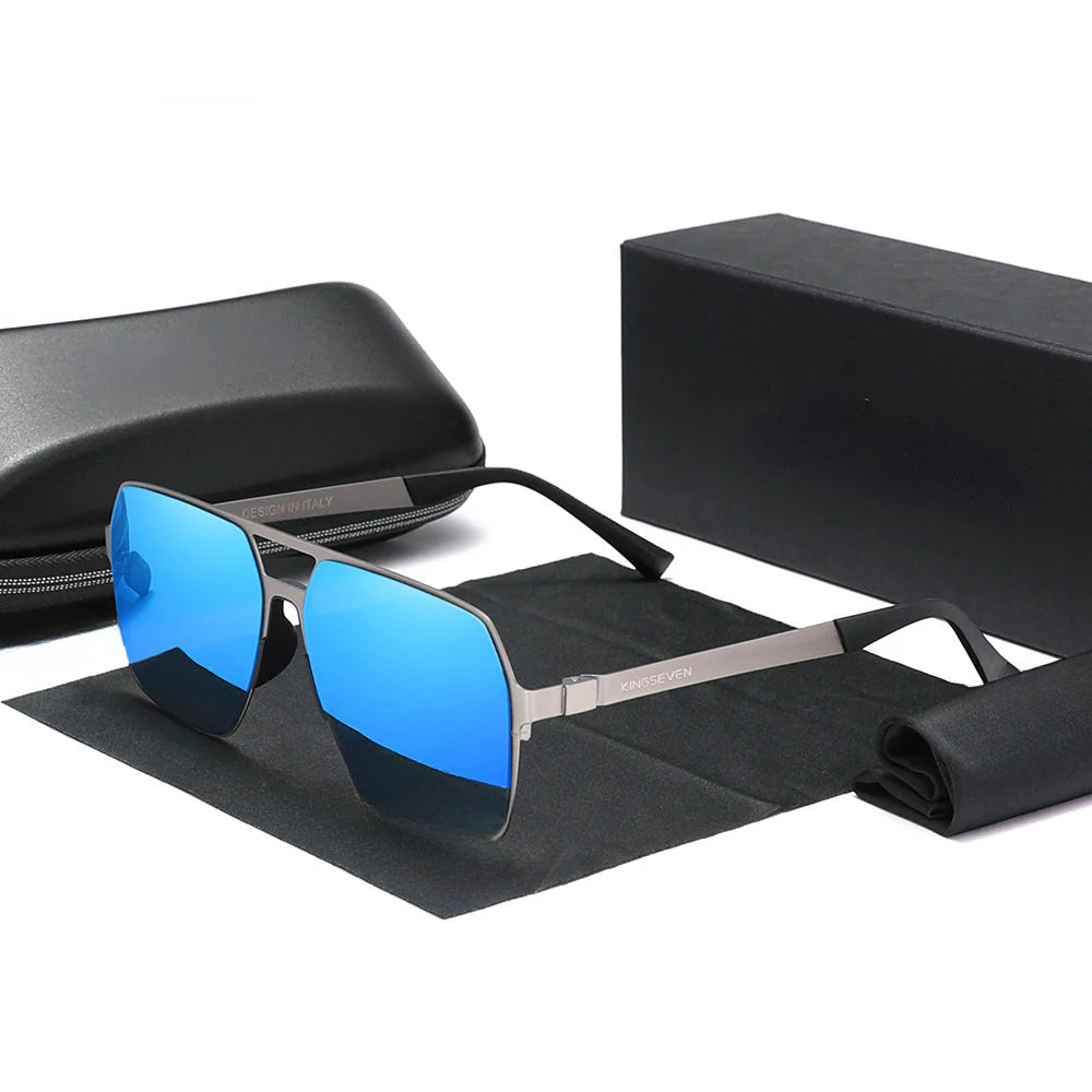 New Driving Men's Polarized Sunglasses Ultra Thin Temples Pilot Sun Glasses For Men UV400 Retro Eyewear - Image 8