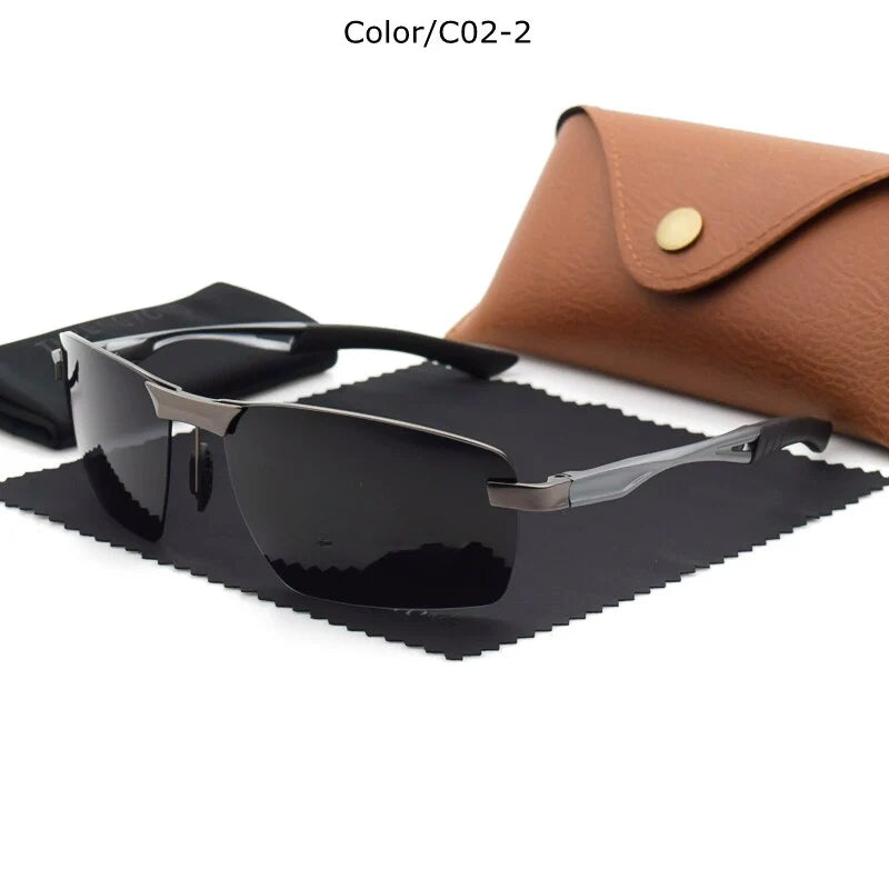 Men Polarized Sunglasses Aluminum Magnesium   Driving Glasses For Women Oculos masculino Male - Image 12