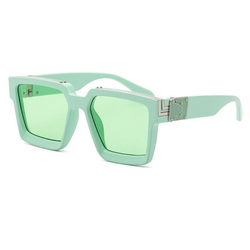 Square COOL Sunglasses Men Women Large Frame Glasses UV400 - Image 40
