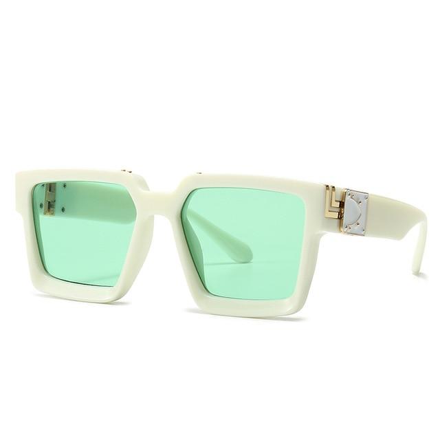 Square COOL Sunglasses Men Women Large Frame Glasses UV400 - Image 36