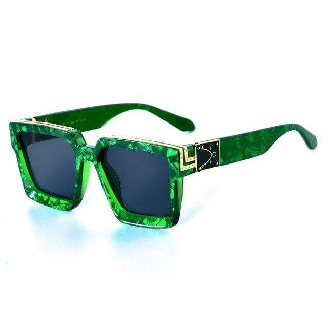 Square COOL Sunglasses Men Women Large Frame Glasses UV400 - Image 24