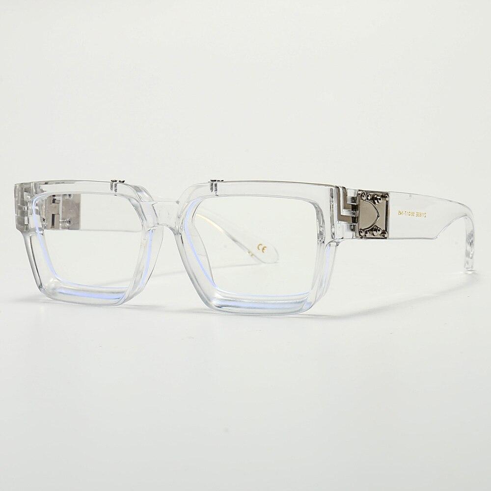 Square COOL Sunglasses Men Women Large Frame Glasses UV400 - Image 27