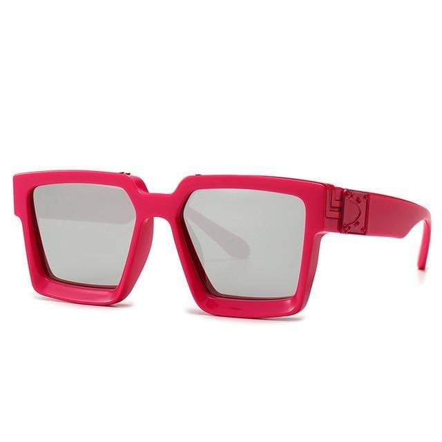 Square COOL Sunglasses Men Women Large Frame Glasses UV400 - Image 35
