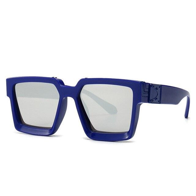 Square COOL Sunglasses Men Women Large Frame Glasses UV400 - Image 38
