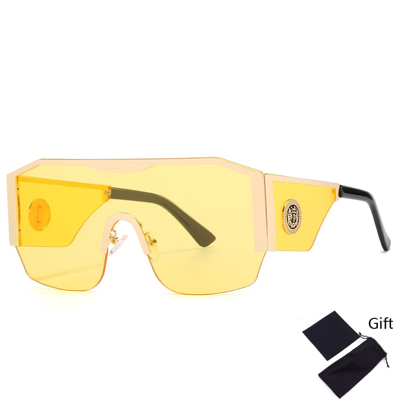 Oversized Classic Men Sunglasses Women One Piece Brand Design Windproof Sun Glasses Sports Shield Big Frame Male UV400 - Image 15