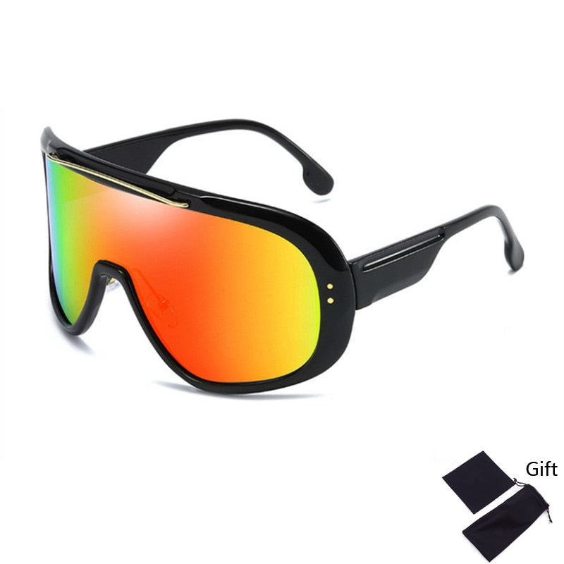 Oversized Classic Men Sunglasses Women One Piece Brand Design Windproof Sun Glasses Sports Shield Big Frame Male UV400 - Image 12