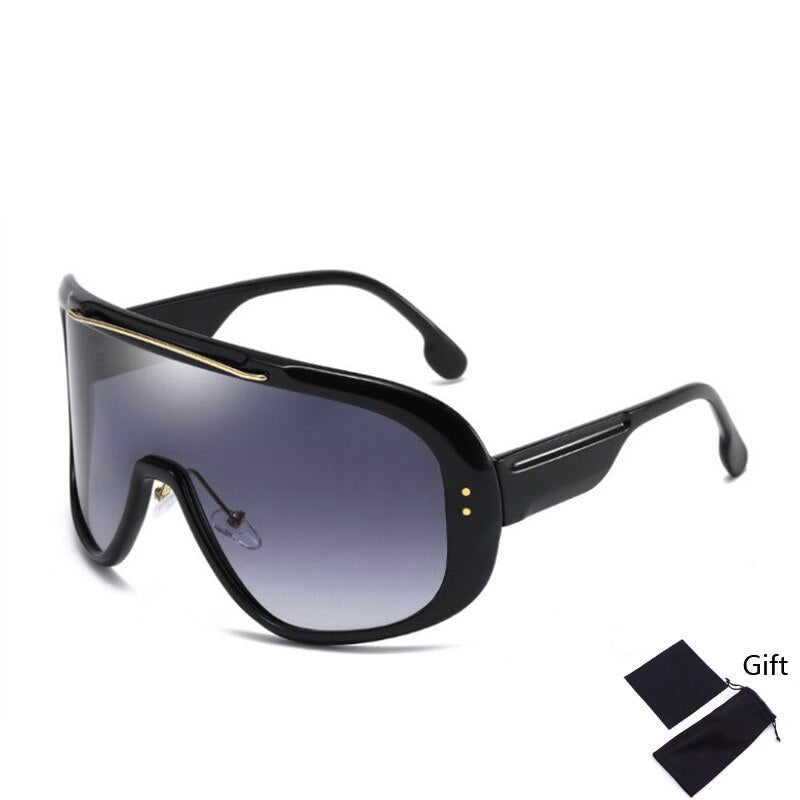 Oversized Classic Men Sunglasses Women One Piece Brand Design Windproof Sun Glasses Sports Shield Big Frame Male UV400 - Image 9