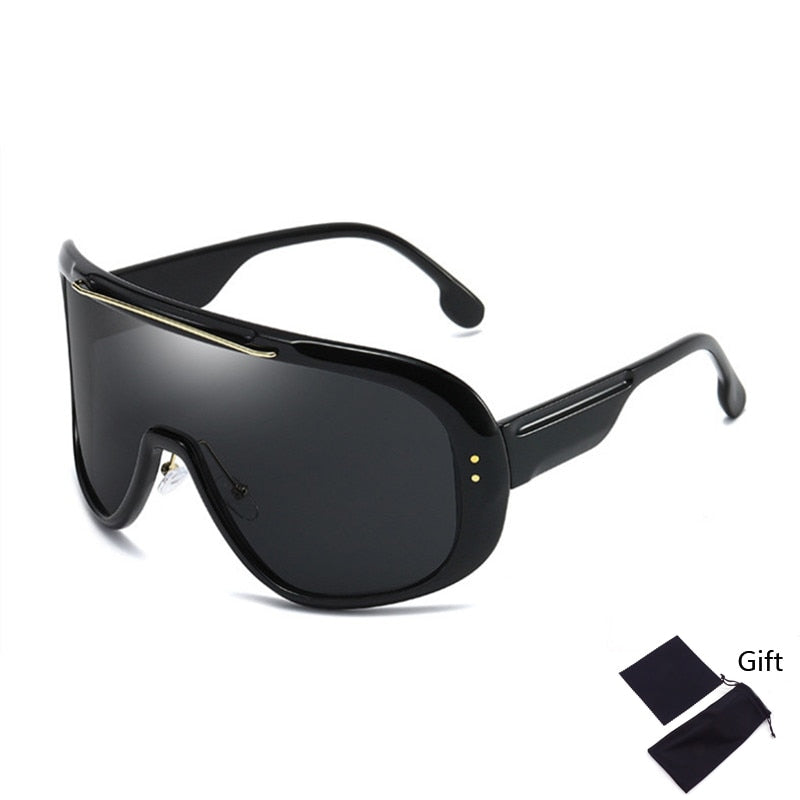 Oversized Classic Men Sunglasses Women One Piece Brand Design Windproof Sun Glasses Sports Shield Big Frame Male UV400 - Image 4