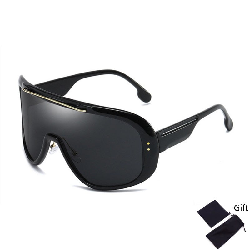 Oversized Classic Men Sunglasses Women One Piece Brand Design Windproof Sun Glasses Sports Shield Big Frame Male UV400 - Image 8