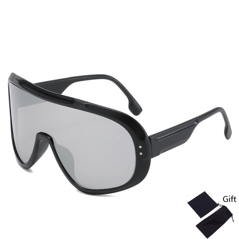 Oversized Classic Men Sunglasses Women One Piece Brand Design Windproof Sun Glasses Sports Shield Big Frame Male UV400 - Image 13