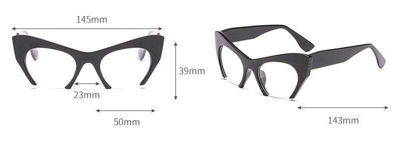 Fashion Retro Half frame Cat eye Women Glasses Frame Can Be Equipped with Myopia Prescription Lens Men Glasses Frame - Image 26