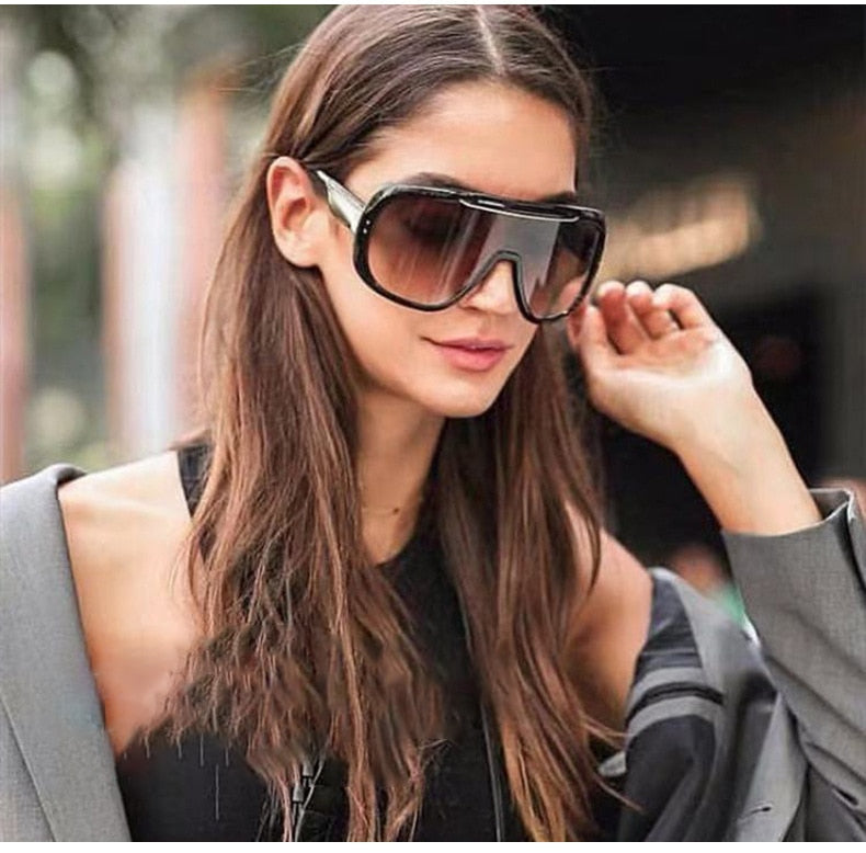 Oversized Classic Men Sunglasses Women One Piece Brand Design Windproof Sun Glasses Sports Shield Big Frame Male UV400 - Image 3