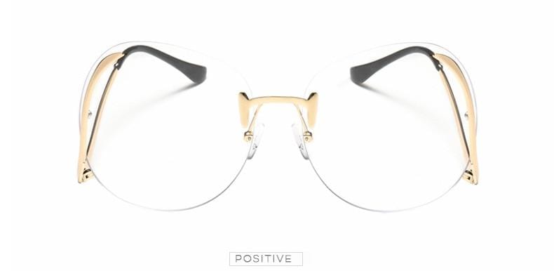 Oversized Rimless Sunglasses Women Vintage Brand Designer Square Sun Glasses Shades Female Pilot Big Frames Eyeglasses UV400 - Image 30