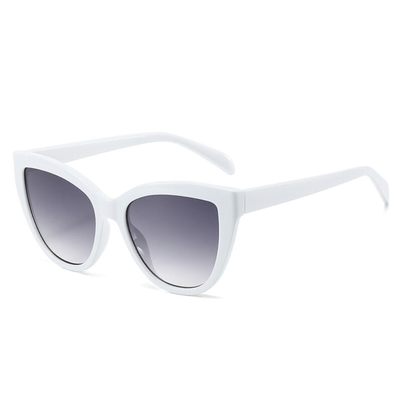 Cross-border new cat eye sunglasses. European and American retro large-frame versatile simple ins temperament fashionable sunglasses for women - Image 6
