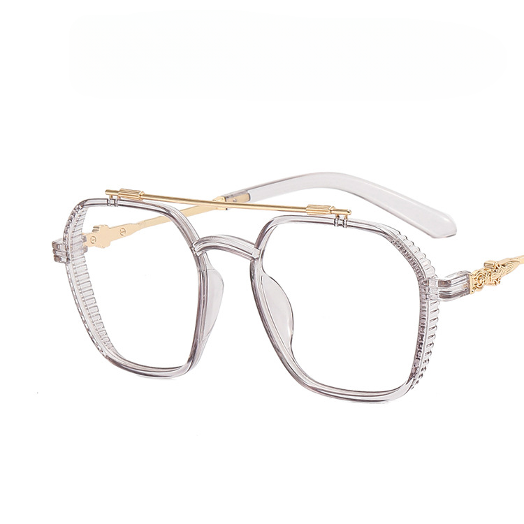 Double Beam Square Myopia Glasses  Men Women Retro  Anti Blue Ligh Nearsighted Prescription  Computer Eyeglasses - Image 9