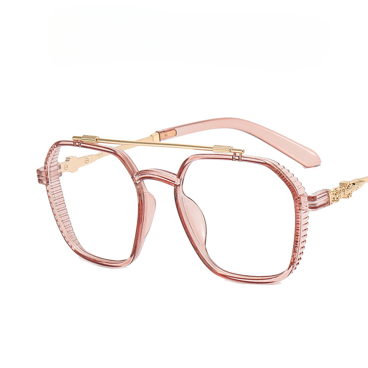 Double Beam Square Myopia Glasses  Men Women Retro  Anti Blue Ligh Nearsighted Prescription  Computer Eyeglasses - Image 11