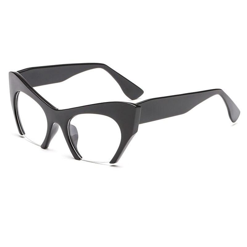 Fashion Retro Half frame Cat eye Women Glasses Frame Can Be Equipped with Myopia Prescription Lens Men Glasses Frame - Image 7