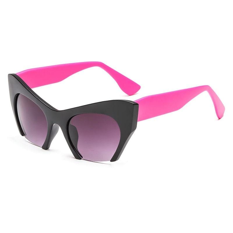Fashion Retro Half frame Cat eye Women Glasses Frame Can Be Equipped with Myopia Prescription Lens Men Glasses Frame - Image 16