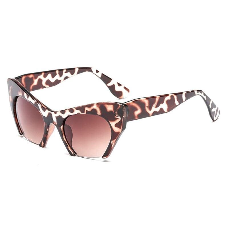 Fashion Retro Half frame Cat eye Women Glasses Frame Can Be Equipped with Myopia Prescription Lens Men Glasses Frame - Image 4