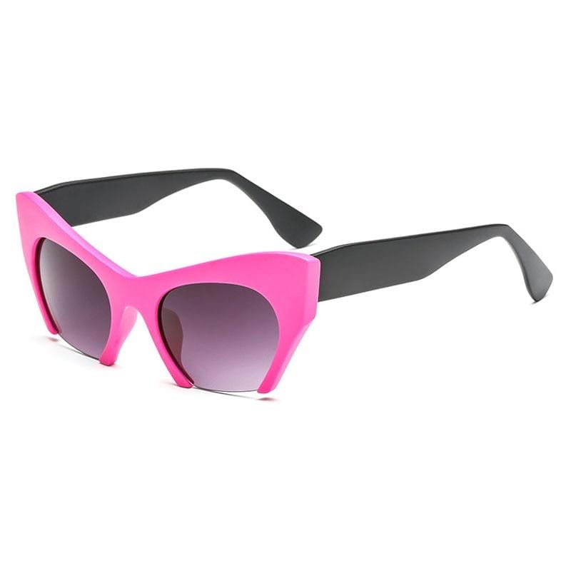 Fashion Retro Half frame Cat eye Women Glasses Frame Can Be Equipped with Myopia Prescription Lens Men Glasses Frame - Image 20