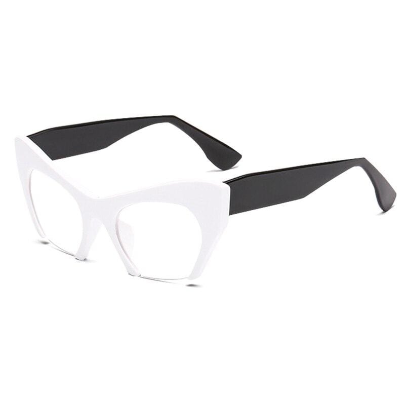 Fashion Retro Half frame Cat eye Women Glasses Frame Can Be Equipped with Myopia Prescription Lens Men Glasses Frame - Image 6