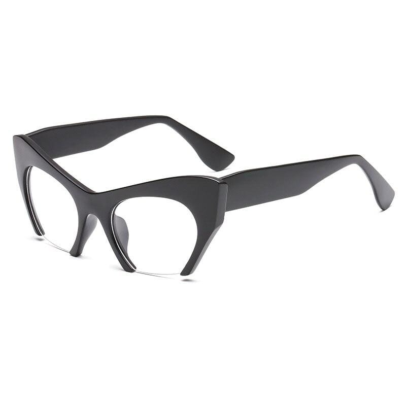 Fashion Retro Half frame Cat eye Women Glasses Frame Can Be Equipped with Myopia Prescription Lens Men Glasses Frame - Image 8