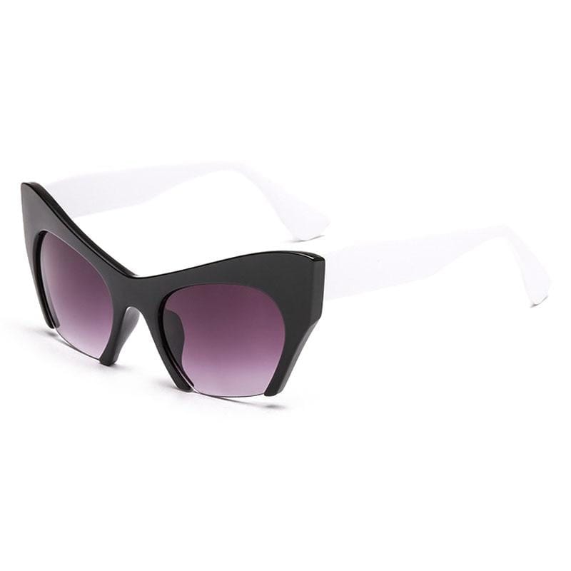 Fashion Retro Half frame Cat eye Women Glasses Frame Can Be Equipped with Myopia Prescription Lens Men Glasses Frame - Image 15