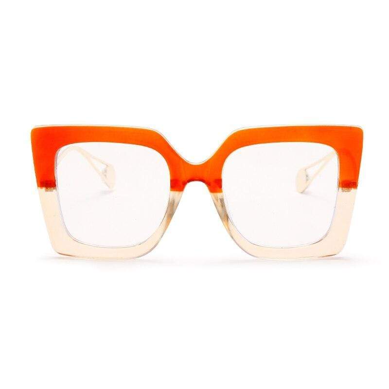 Vintage Glasses Women Men Square Clear Glasses Optical Anti Blue Light - Image 17