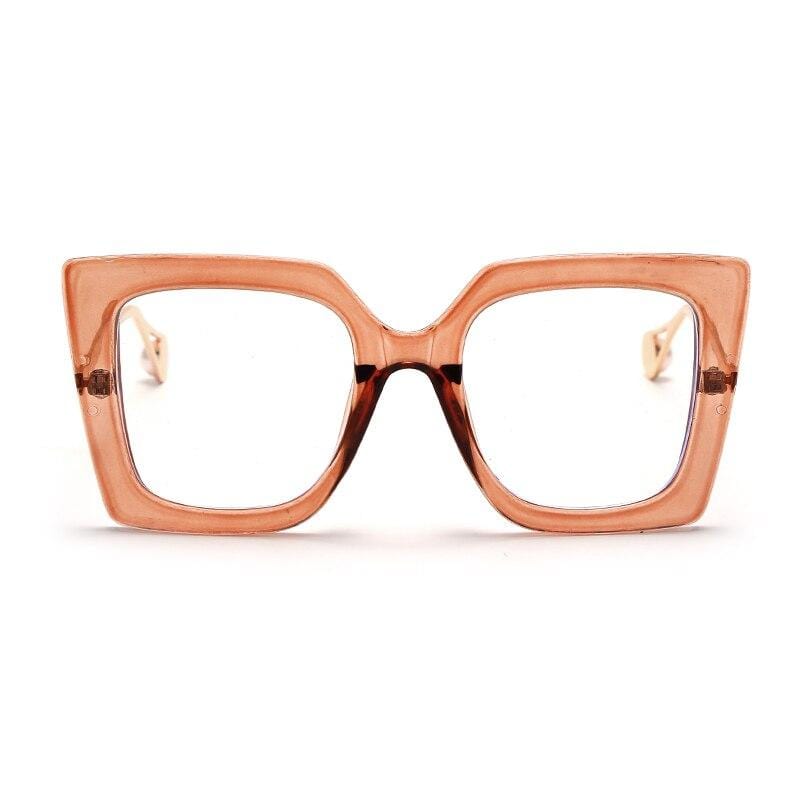 Vintage Glasses Women Men Square Clear Glasses Optical Anti Blue Light - Image 13