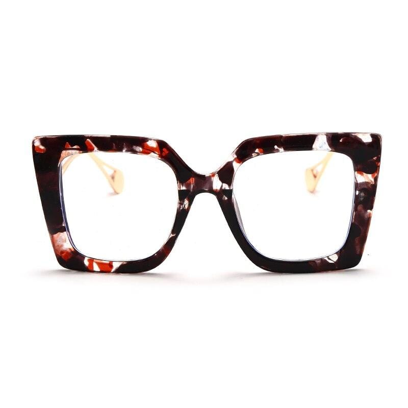 Vintage Glasses Women Men Square Clear Glasses Optical Anti Blue Light - Image 14