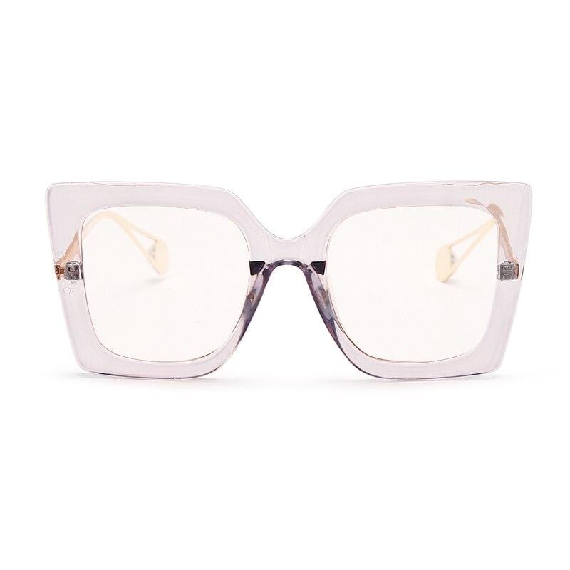 Vintage Glasses Women Men Square Clear Glasses Optical Anti Blue Light - Image 16