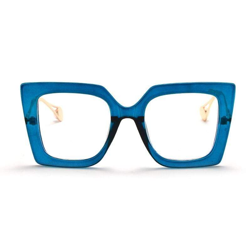 Vintage Glasses Women Men Square Clear Glasses Optical Anti Blue Light - Image 11