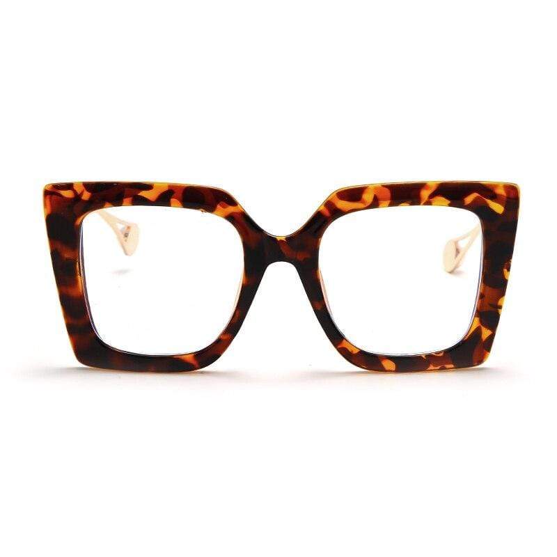 Vintage Glasses Women Men Square Clear Glasses Optical Anti Blue Light - Image 12