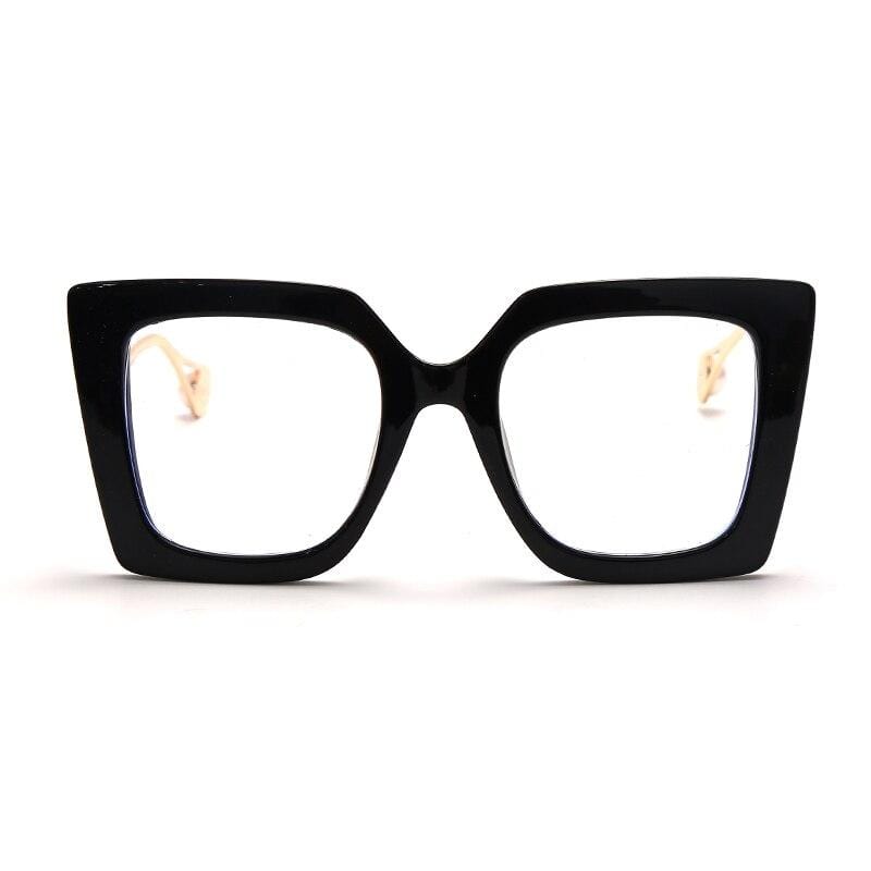 Vintage Glasses Women Men Square Clear Glasses Optical Anti Blue Light - Image 10